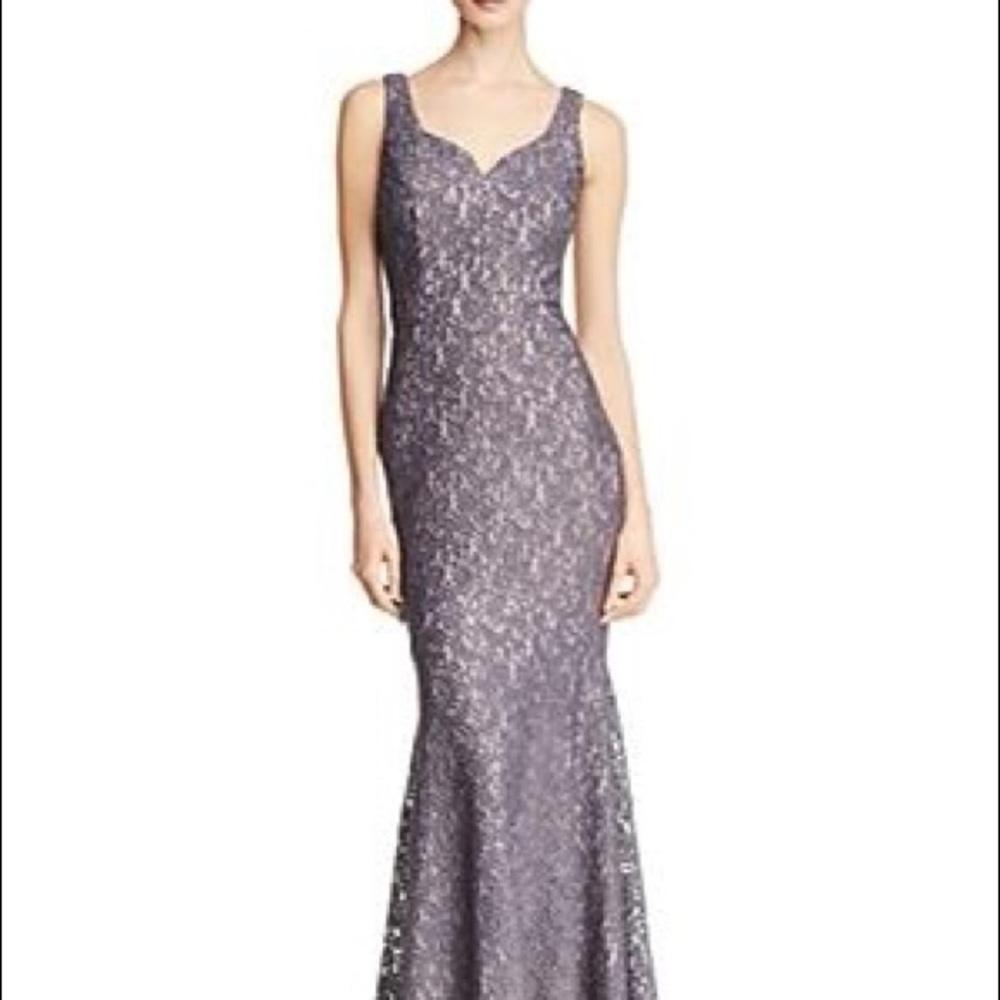 Shimmer Lace Gown - 100% Exclusive In Coal